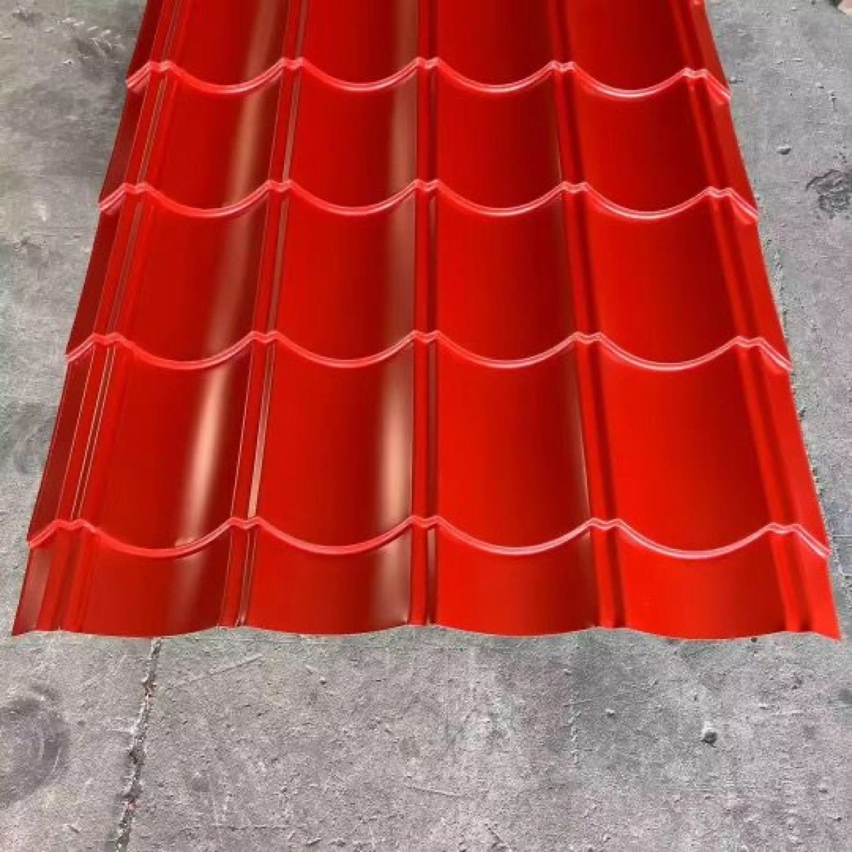 Red Metal Roof Sheet
