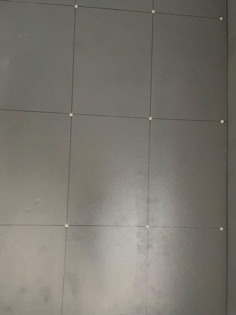 Shower Board installed with tile