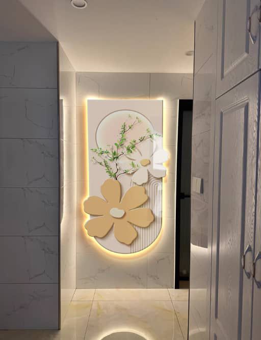 Pampas Grass Arch Wall Decor