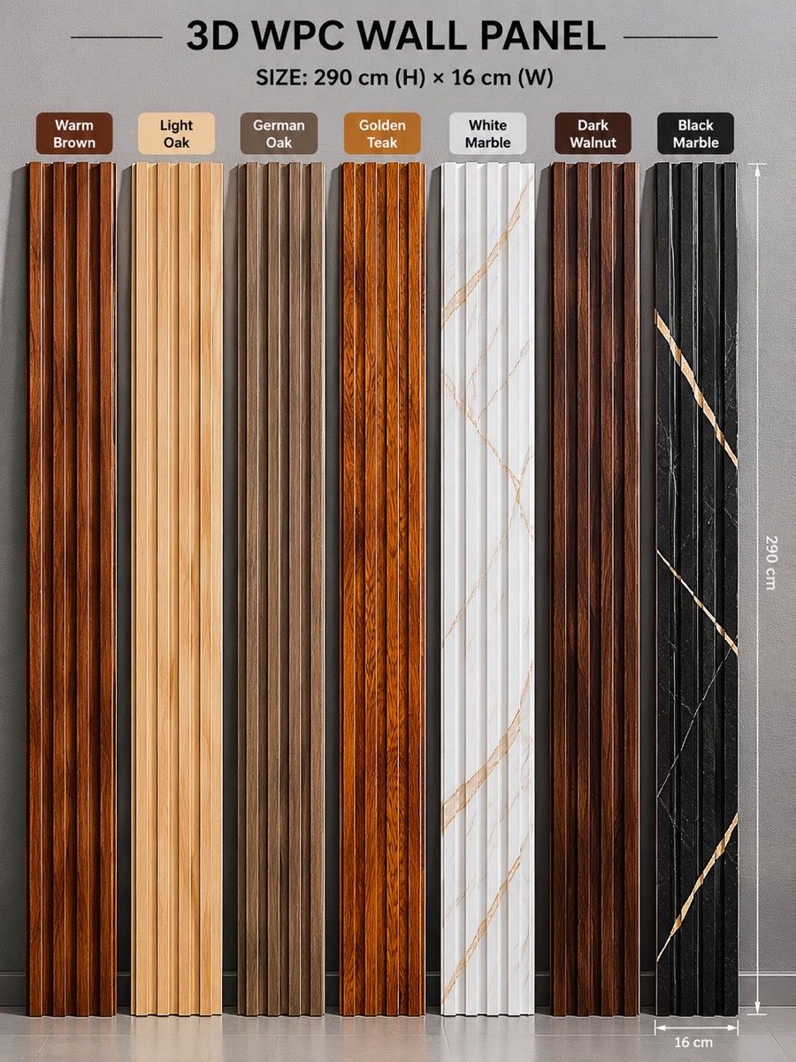 WPC Wall Panel colors overview